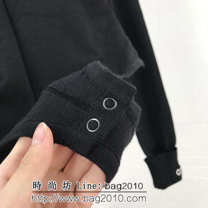 Heron Preston仙鶴官網最新 連體 針織高領打底衫 原版特定面料 領口袖口立體刺繡 設計獨特 超顯瘦百搭 ydi2594